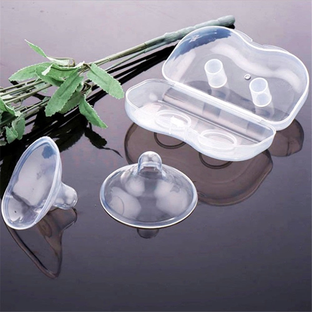 Breast Pump Accessories 2 pc/set Silicone Nipple Protectors Feeding Mo –